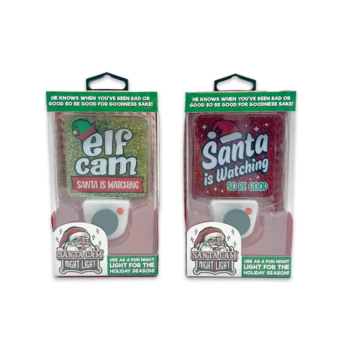 Christmas Cam Night Light Santa Elf Assortment