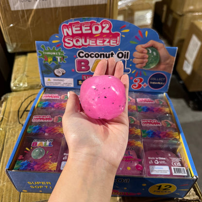 Dragon Fruit Icy Slushy Ball Squishy 12/pk | A219