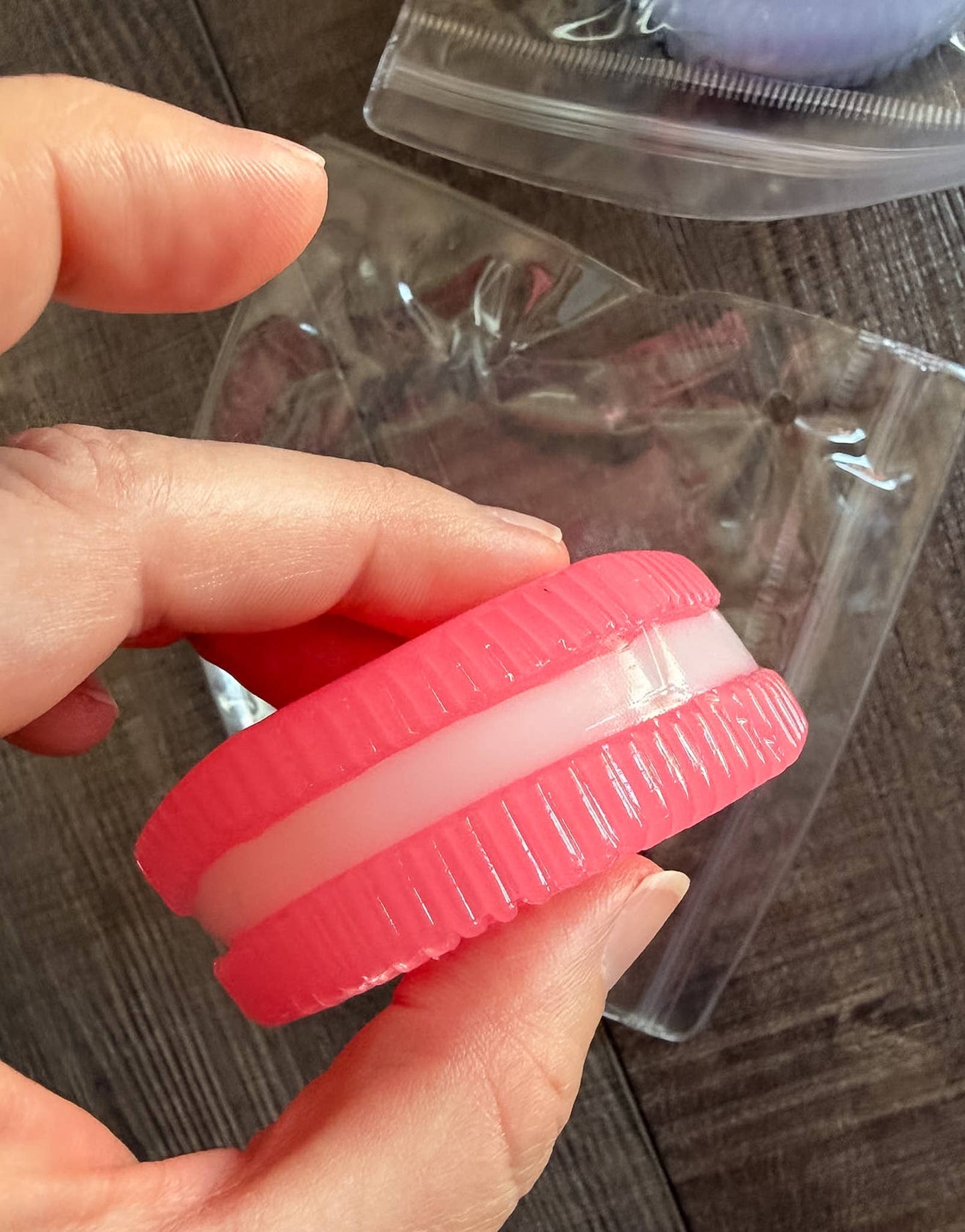 Squishy Squish Sandwich Cookie Stress Toy