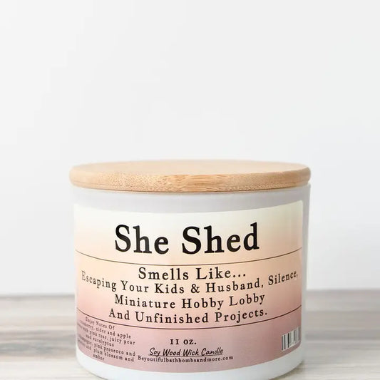 She Shed Candle