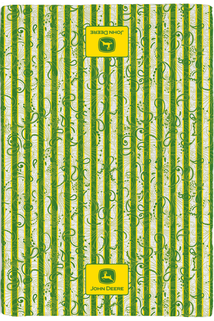 JOHN DEERE Paisley Stripes Tea Towel