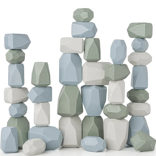 Wooden Stacking Stones