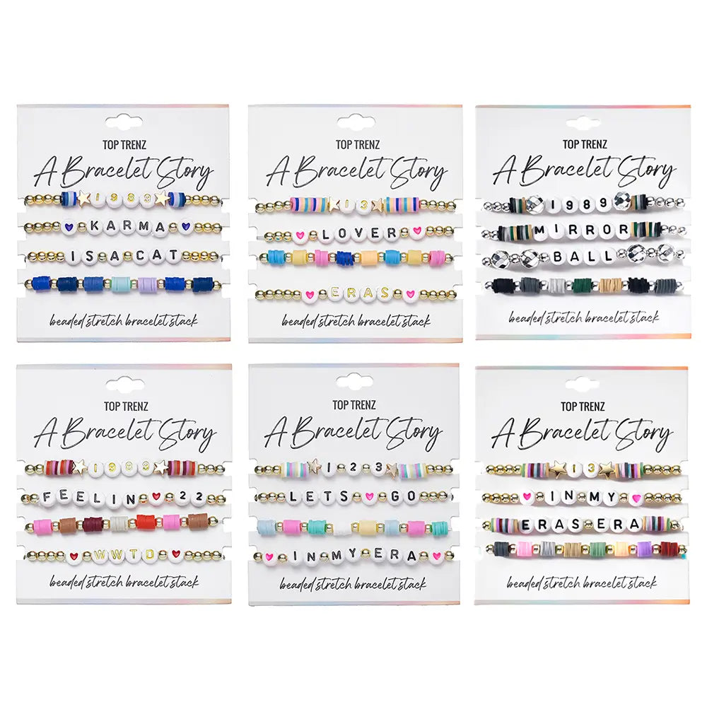 Eras Edition Beaded Stretch Bracelet Sets
