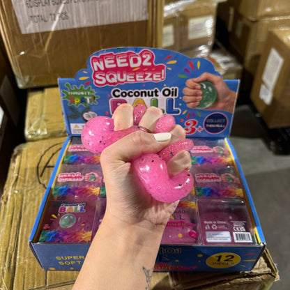 Dragon Fruit Icy Slushy Ball Squishy 12/pk | A219