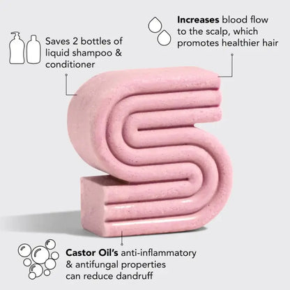 Kitsch Castor Oil Nourishing Shampoo Bar