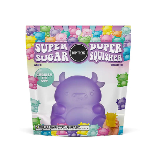 Cow Sugar Squisher Toy
