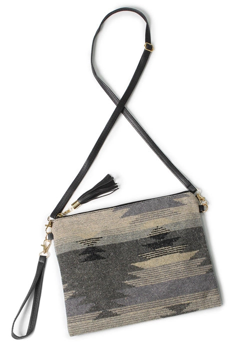 Western Print Crossbody Bag