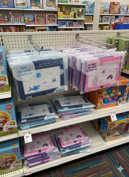 Totebook Dry Erase Kids Travel Activity Kit (with stickers!)