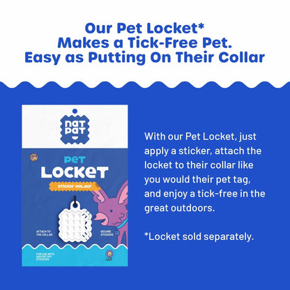 NATPAT Pet Tick Patch: Natural Insect Repellent Stickers