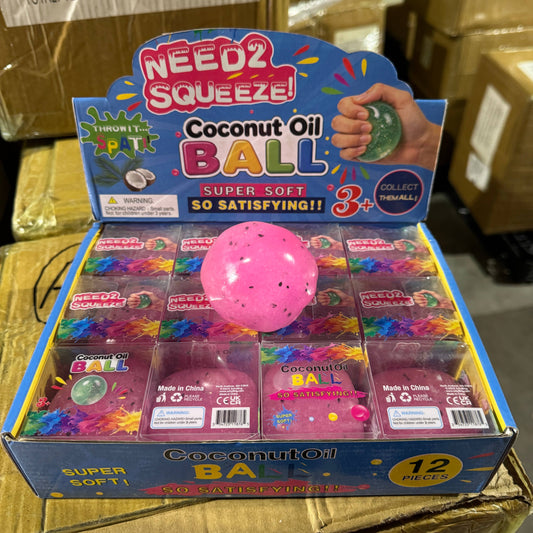 Dragon Fruit Icy Slushy Ball Squishy 12/pk | A219