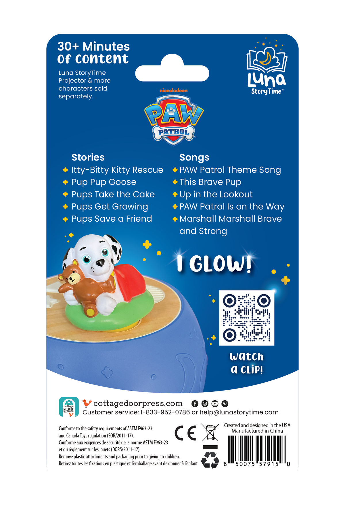 PAW Patrol Marshall Luna Figurine –Projector Sold Separately