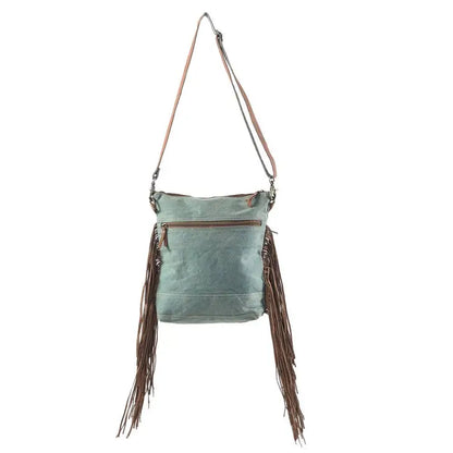 Crossbody Cowhide With Leather Fringe