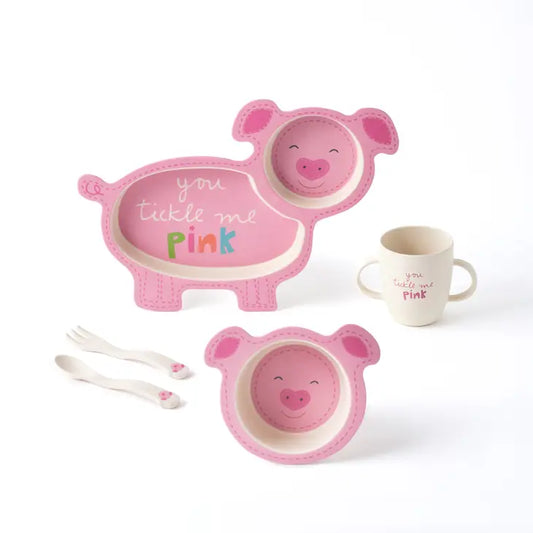 Penelope The Pig Plate Set